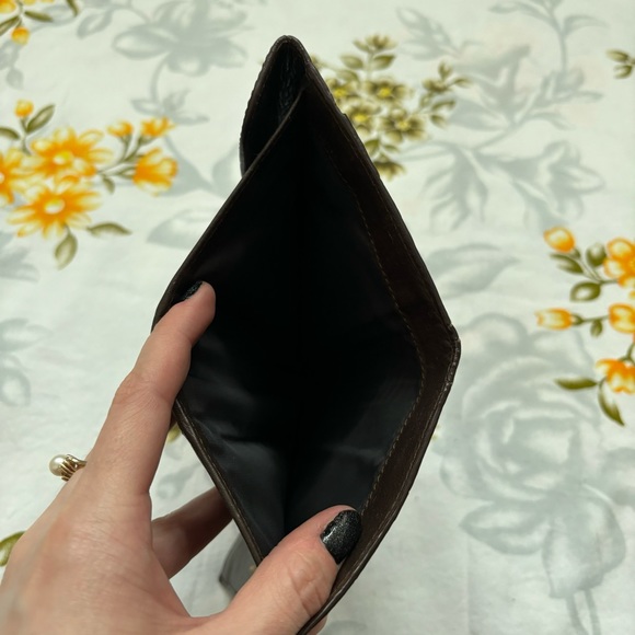 Anya Hindmarch Dark Brown Leather Wallet - Picture 11 of 13